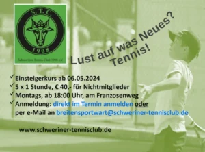 Schnuppertennis Aktion 2024 Symbolbild