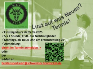 Schnuppertennis Aktion 2025 Symbolbild